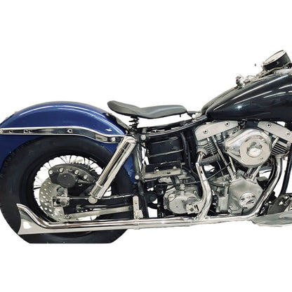 Iron Growl 2-into-1 Header for 1970-1984 Harley Shovelhead Exhaust Pipes Update